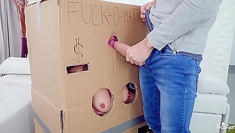 Makeshift Cardboard Gloryhole