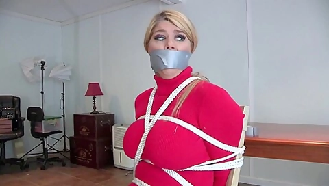 Blonde Bondage Porno Wuth Mature Couple